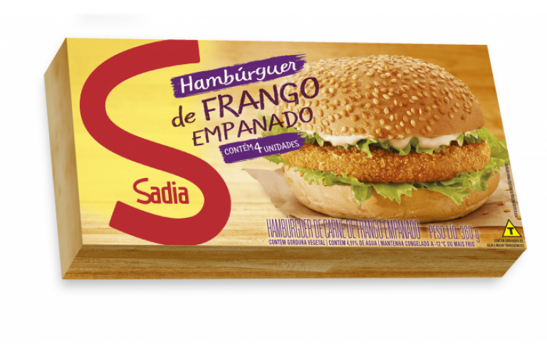 Sadia lança hambúrgueres empanados de frango